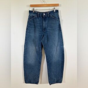 Madewell Blue Jeans barrel leg The Balloon Jeans Size 28